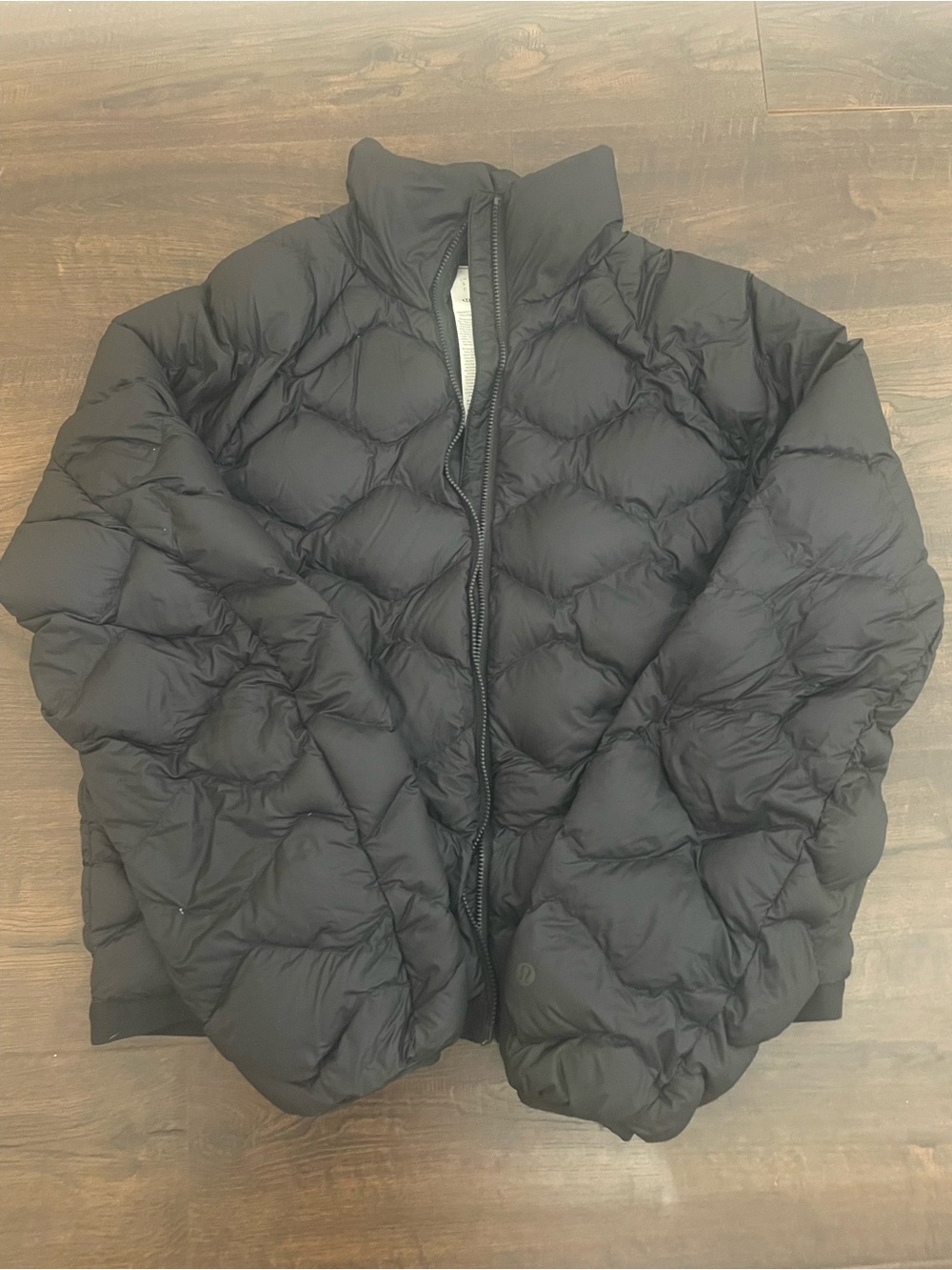 Lululemon midnight black featherweight down puffer jacket - Picture 2 of 4